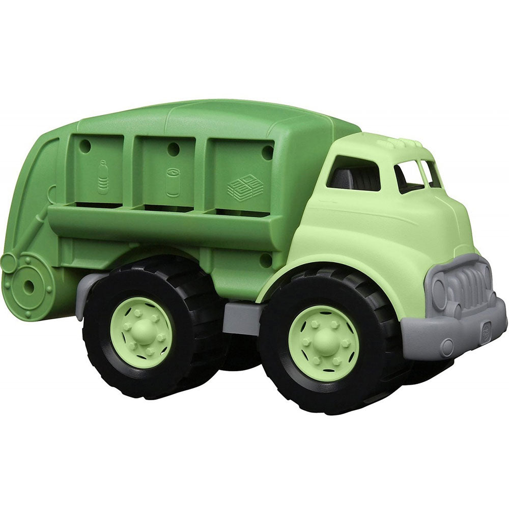 Green Recycling Truck