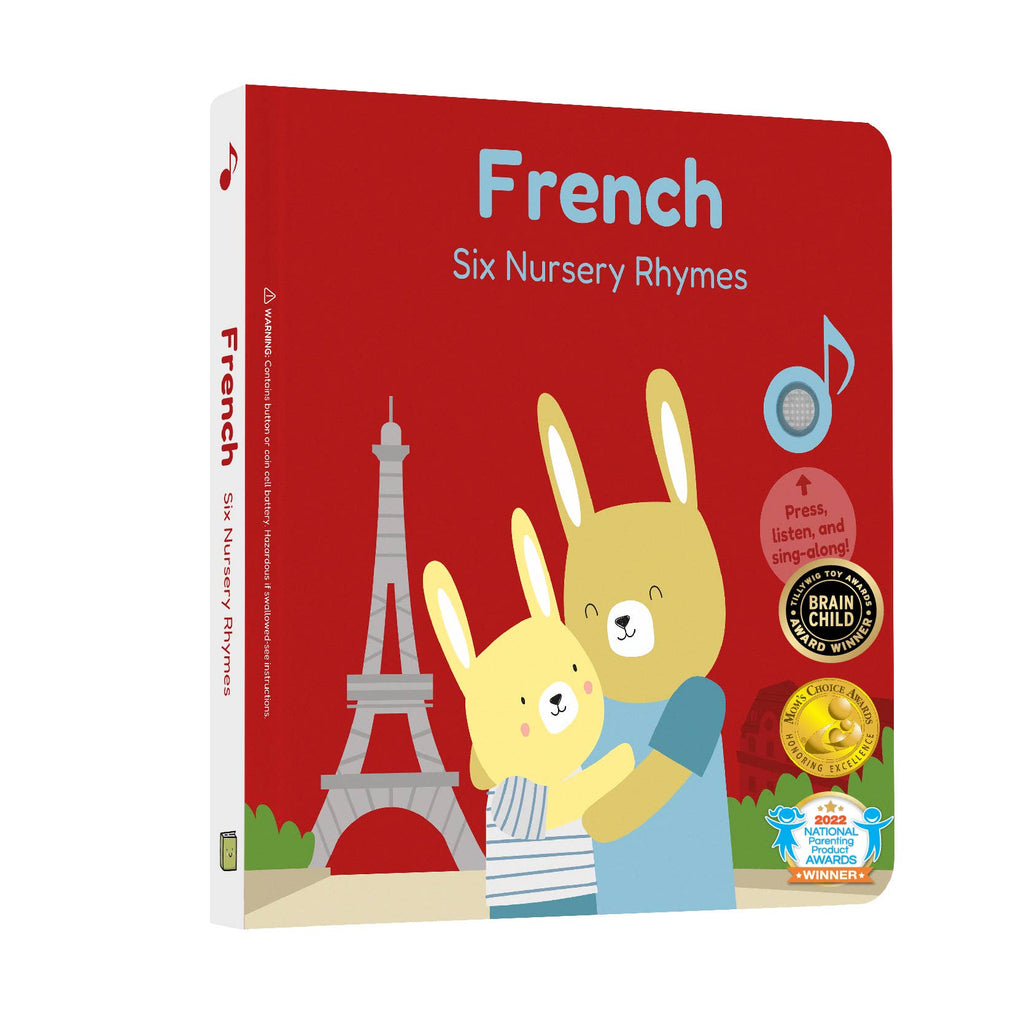 Cali's Book French Nursery Rhymes Book-Bilingual Sound Books