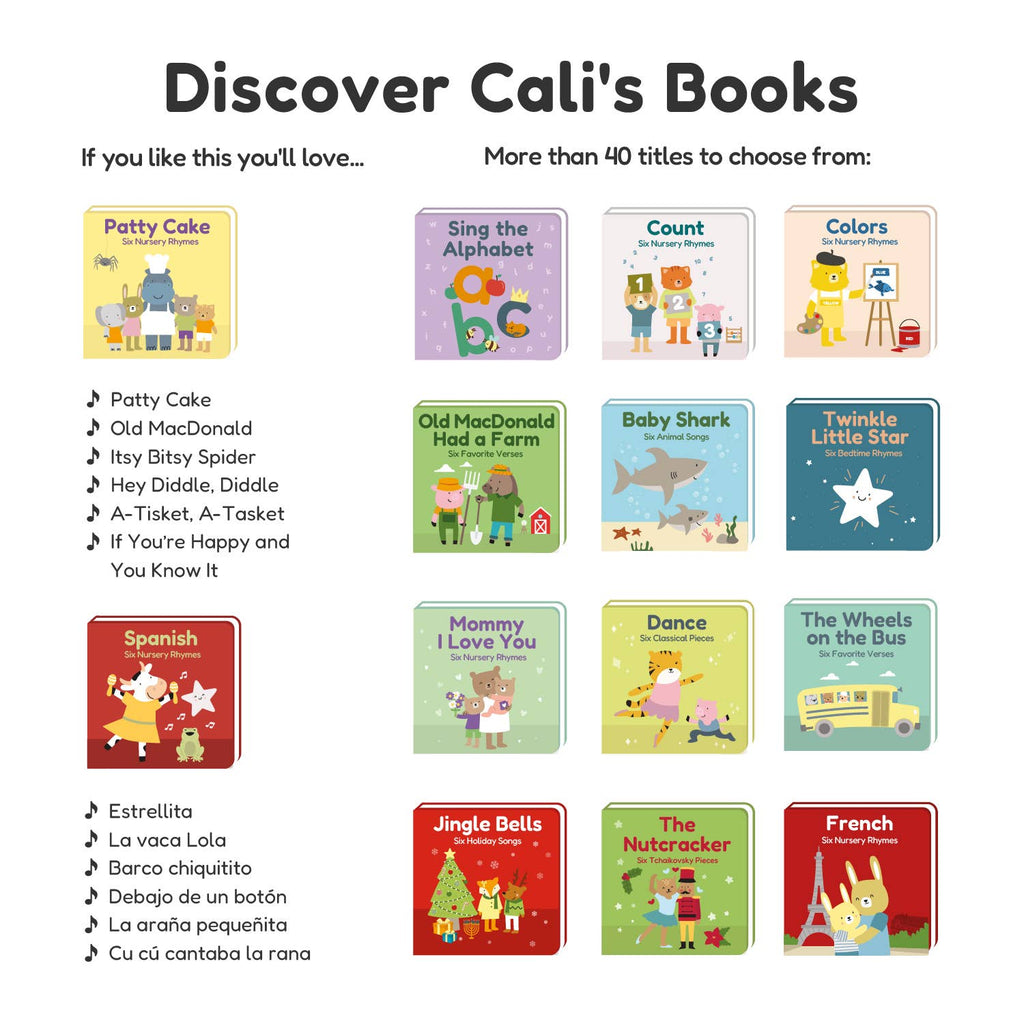 Cali's Books Brazilian Nursery Rhymes Animal Sound Book