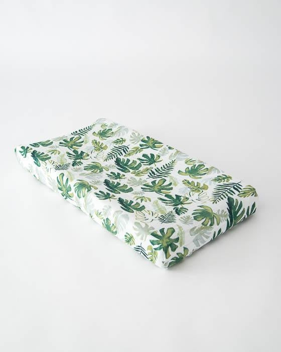 Tropical Leaf Changing Pad Cover