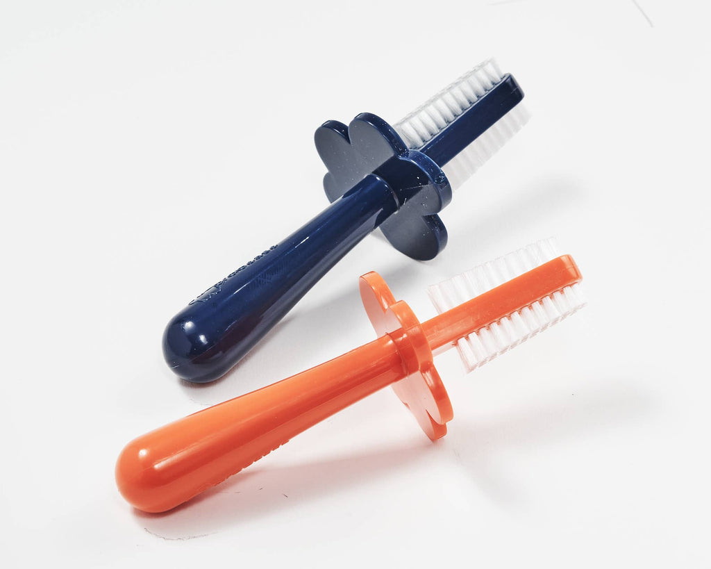 2pc grabease Toothbrush Set - Navy/ Orange