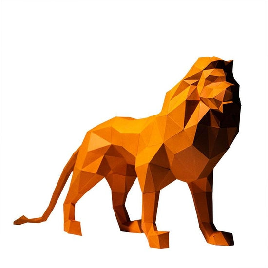 Standing Lion 3D Model