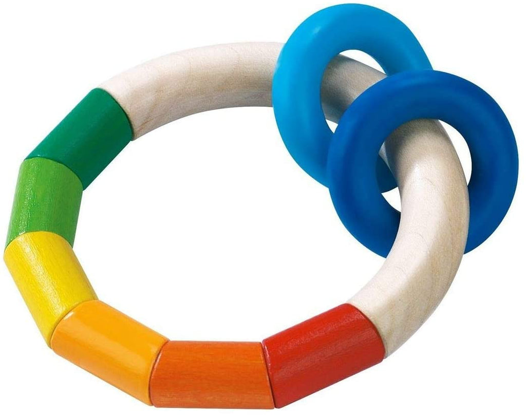 Kringelring Wooden Clutching Toy Rattle