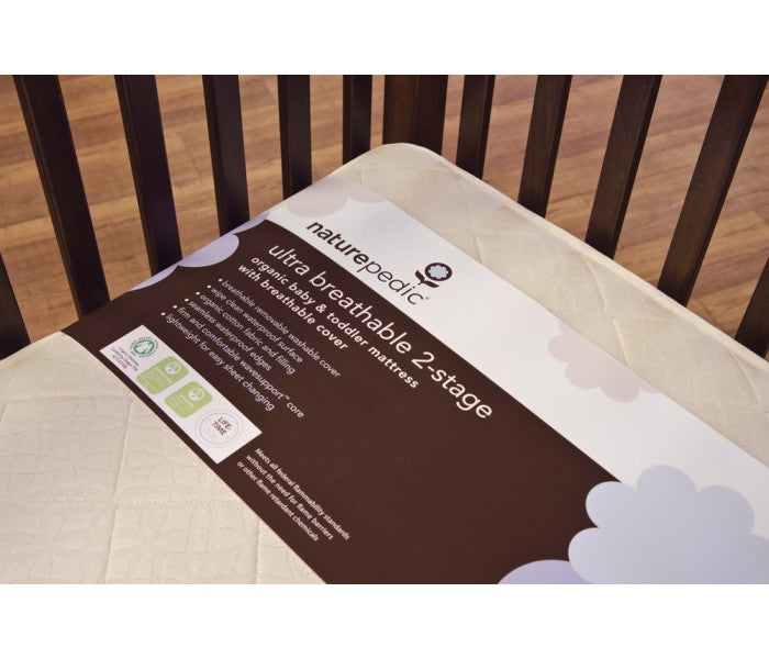 Ultra Breathable 2-Stage Organic Crib Mattress