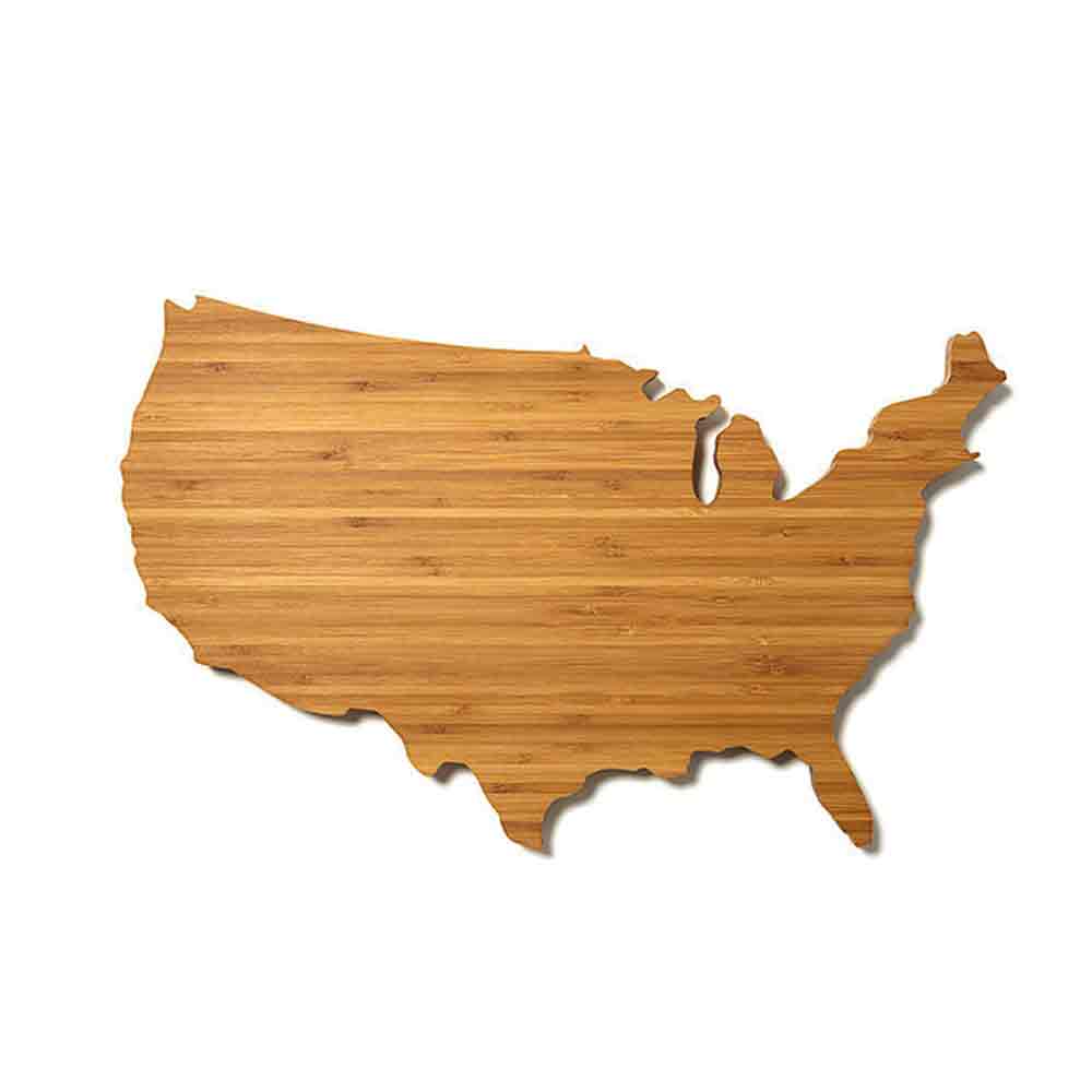 USA Shaped Cutting Board