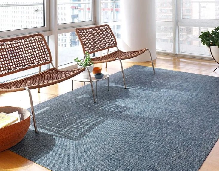 Basketweave Woven Floor mats