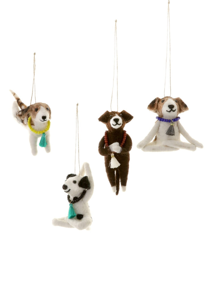 DOWNWARD DOGS ornaments