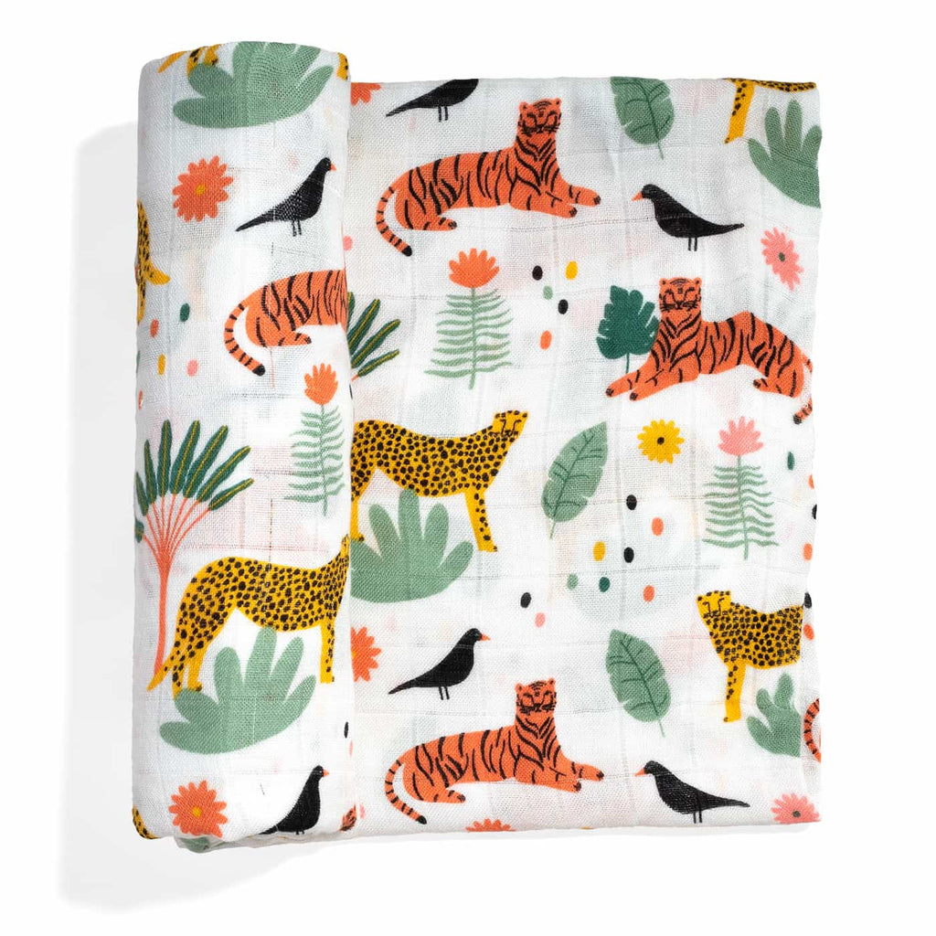 Bamboo Baby Swaddle - In The Jungle