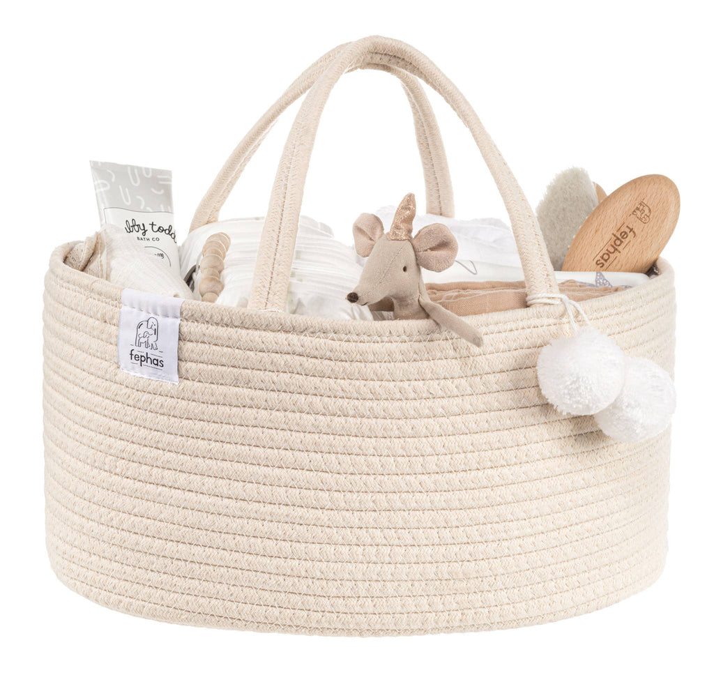 Diaper Caddy - Cotton Rope