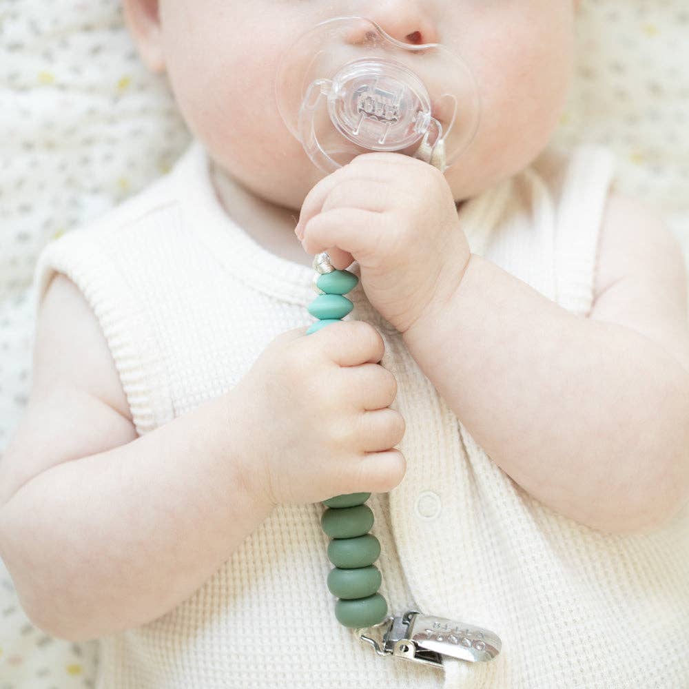 Moss duo Pacifier Clip