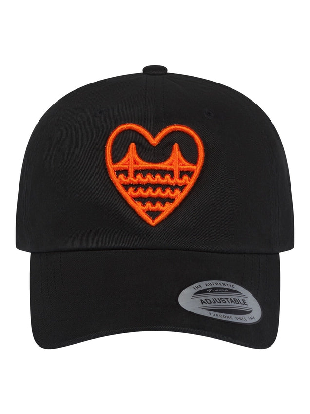 I Heart SF Dad Hat Black