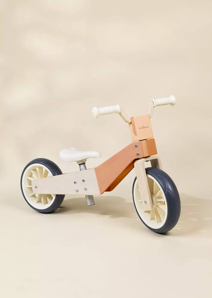 Wooden Balance Bike - 3 in 1 - Grapefruit