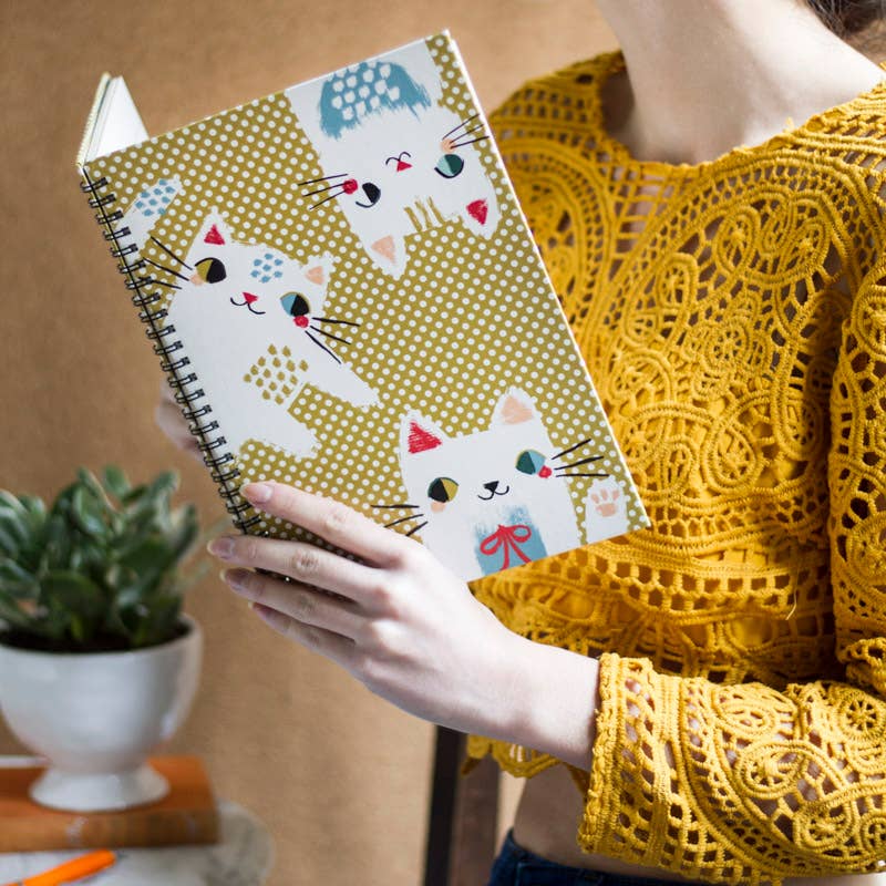 Danica Studio Meow Meow Cats Ring Bond Notebook