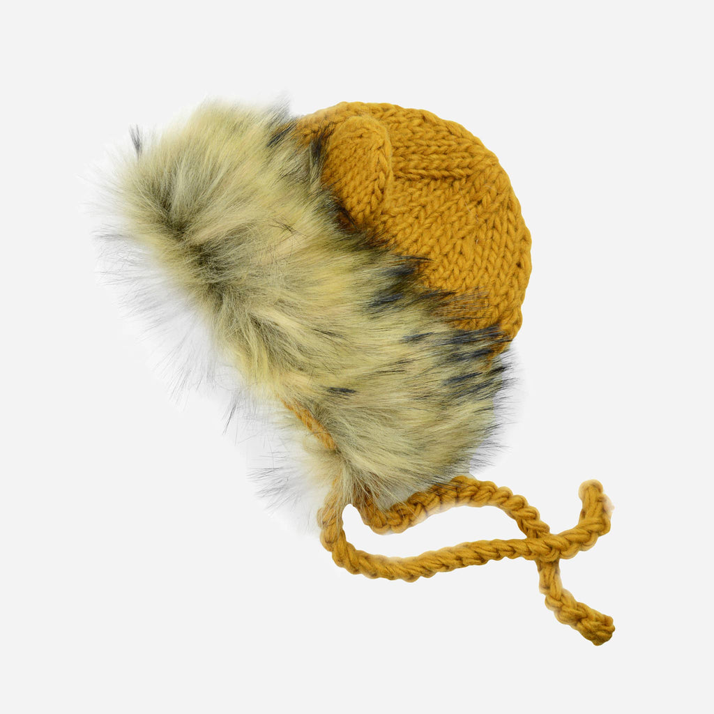 Lion Bonnet, Mustard | Baby & Kids Hat Gift