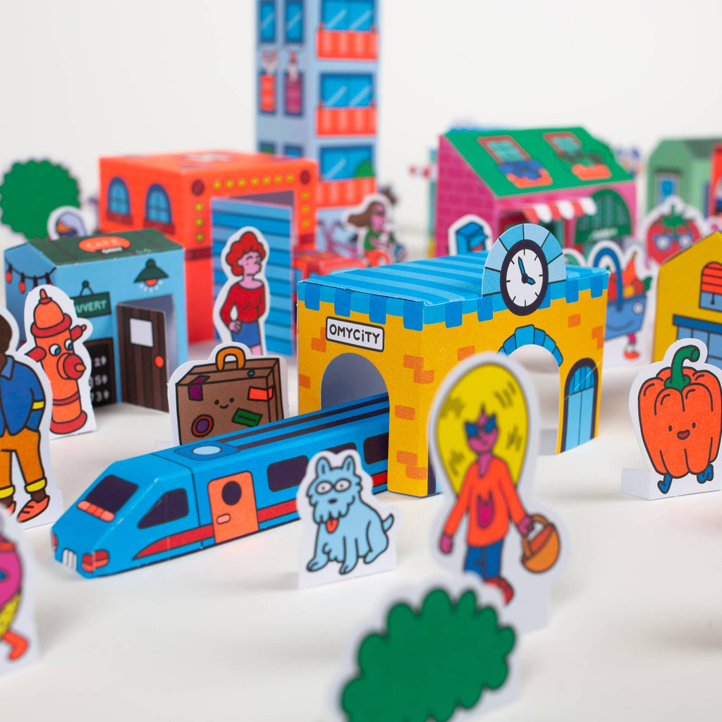 City OMY Paper Toys