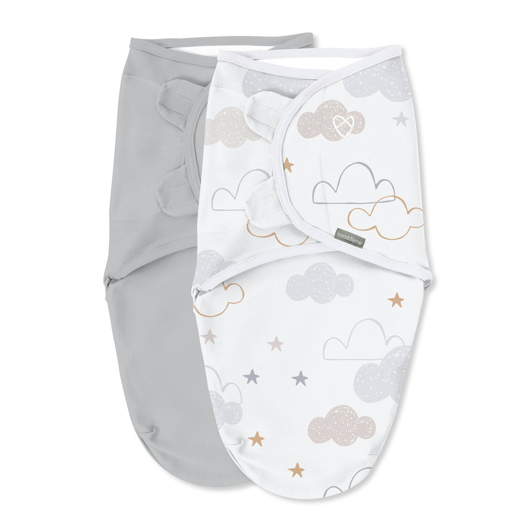 SWADDLEME BY INGENUITY ORIGINAL SWADDLE 2PK0-3M-SPACE&CLOUDS