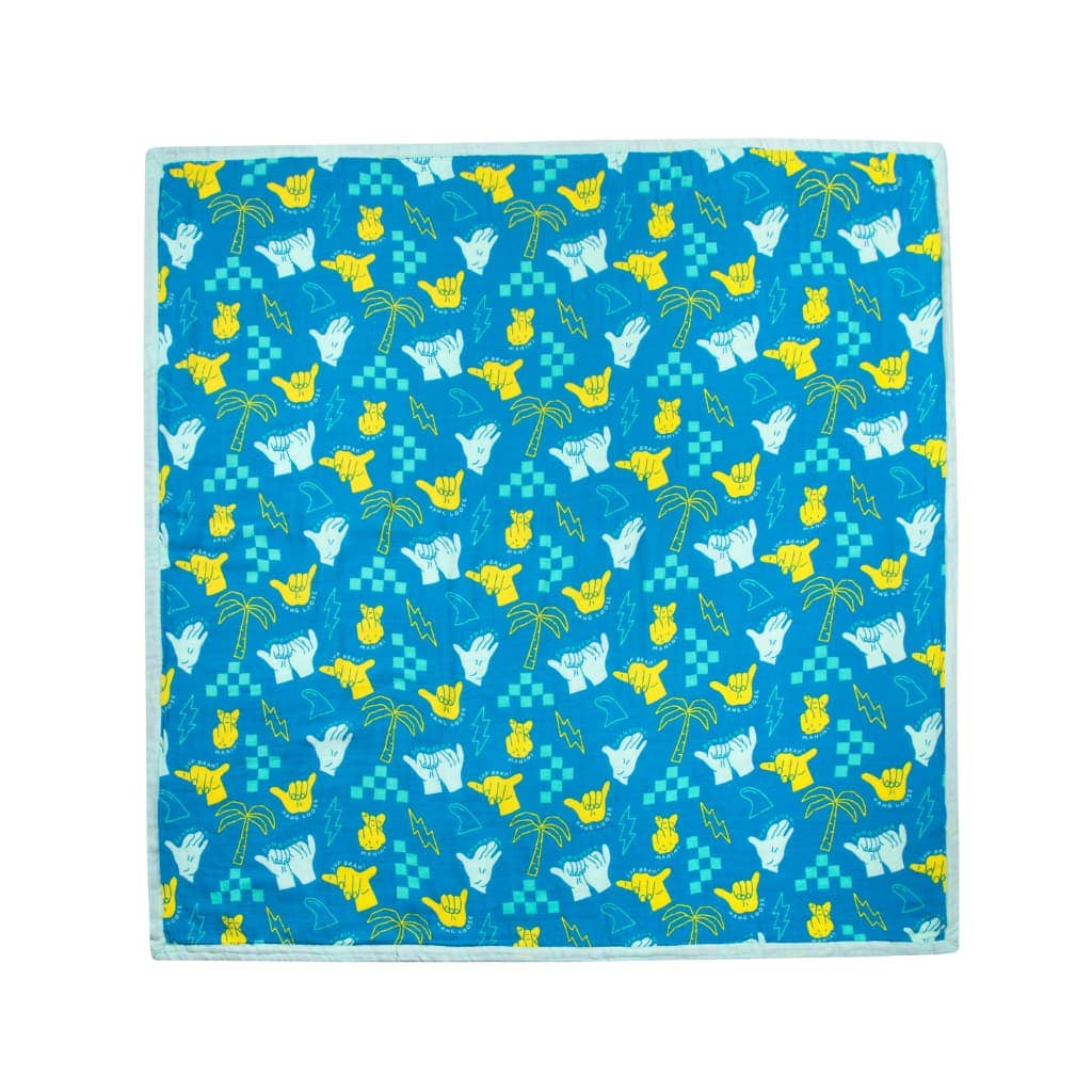 Shaka Code Baby Bamboo Quilt