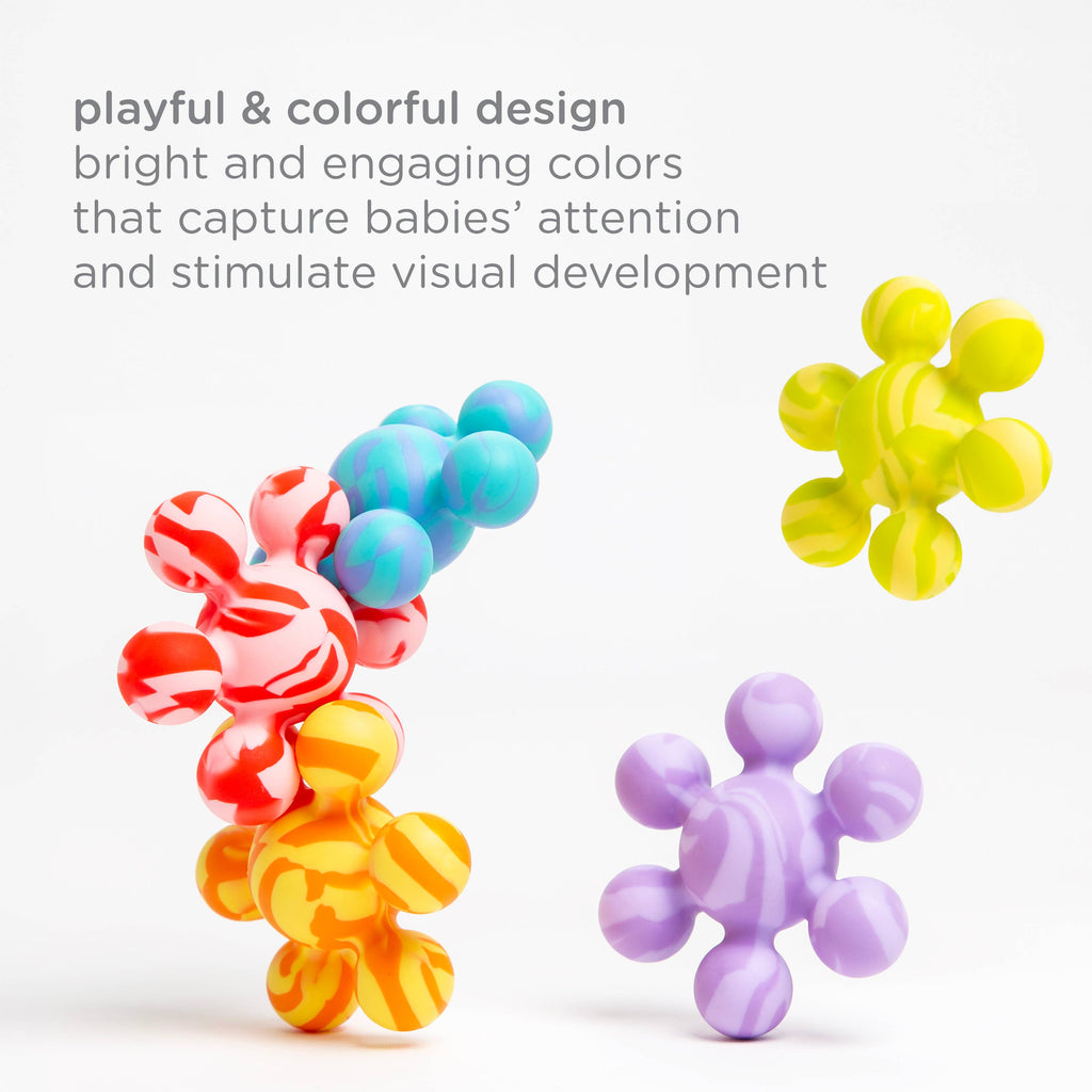 Joinibbles Silicone Teether Toys, 5 Pack