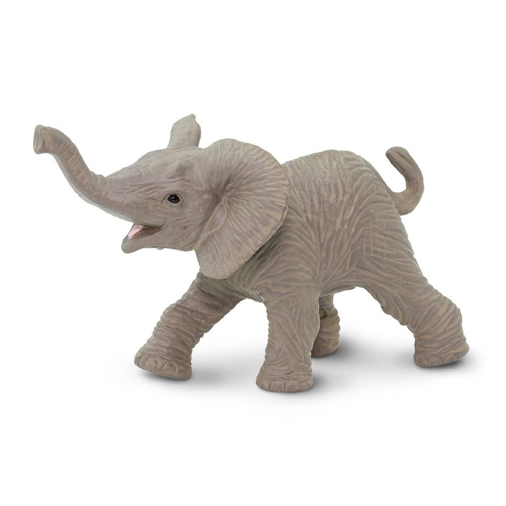 African Elephant Baby Figurine Toy