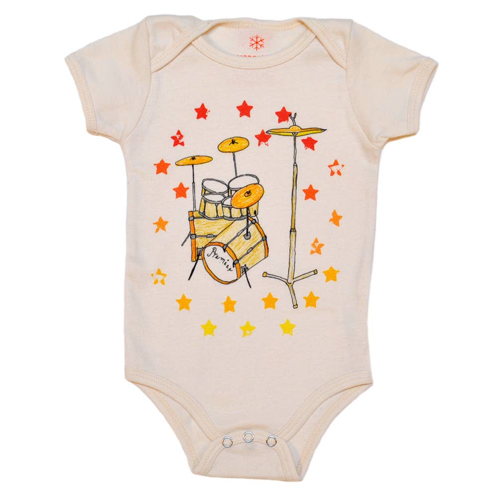 Drums - Baby Organic Onesie