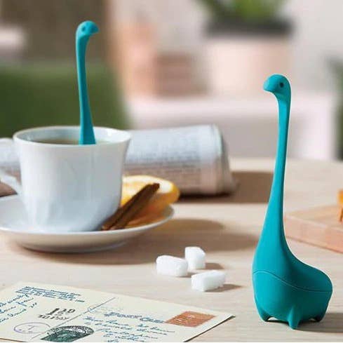 Baby Nessie Tea Infuser (Turquoise) for Hot or Iced Tea