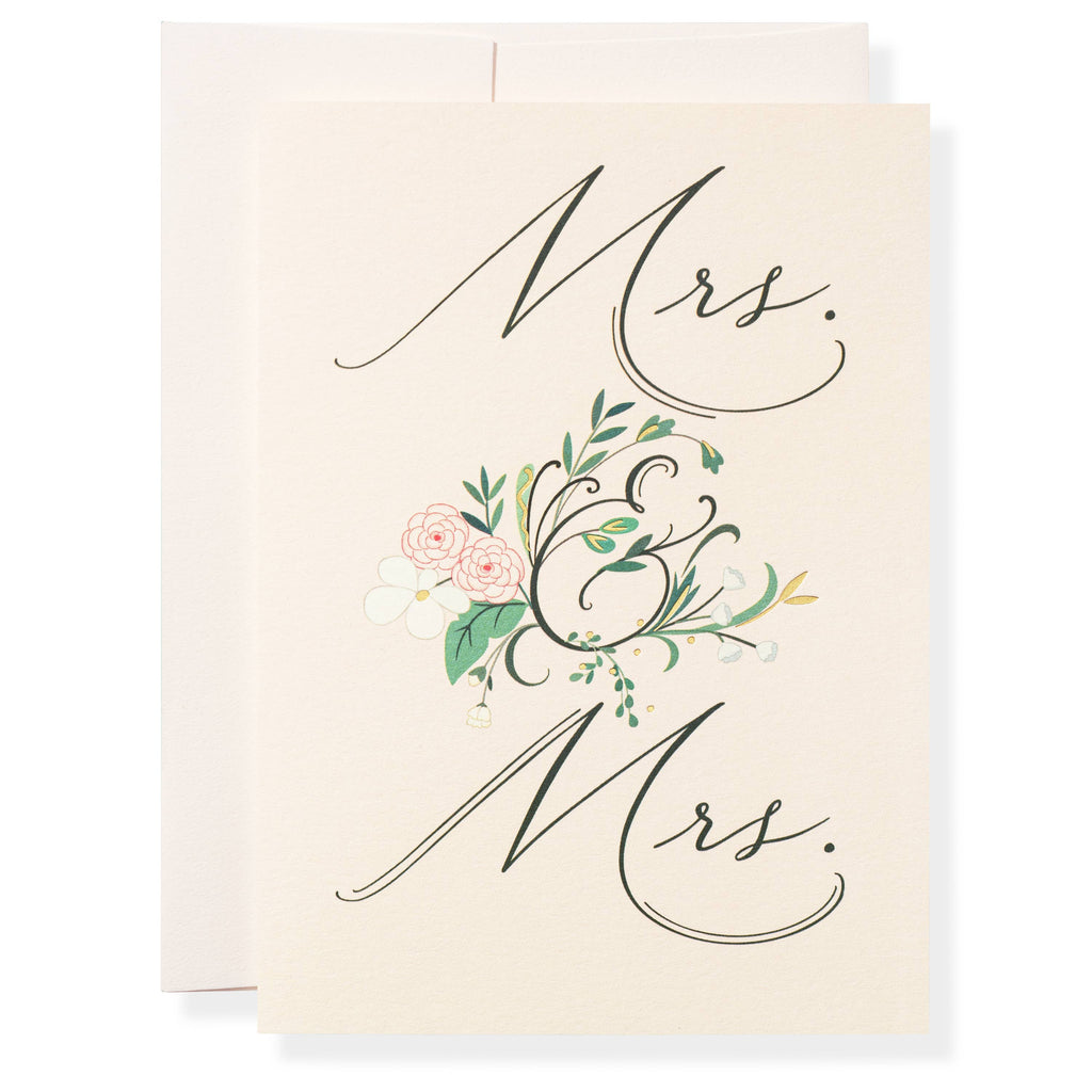 Mrs. &. Mrs. Greeting Card