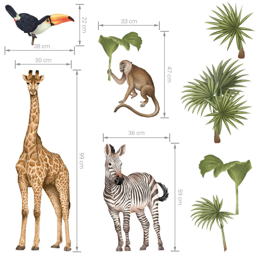 Wall Sticker | Safari Animals II