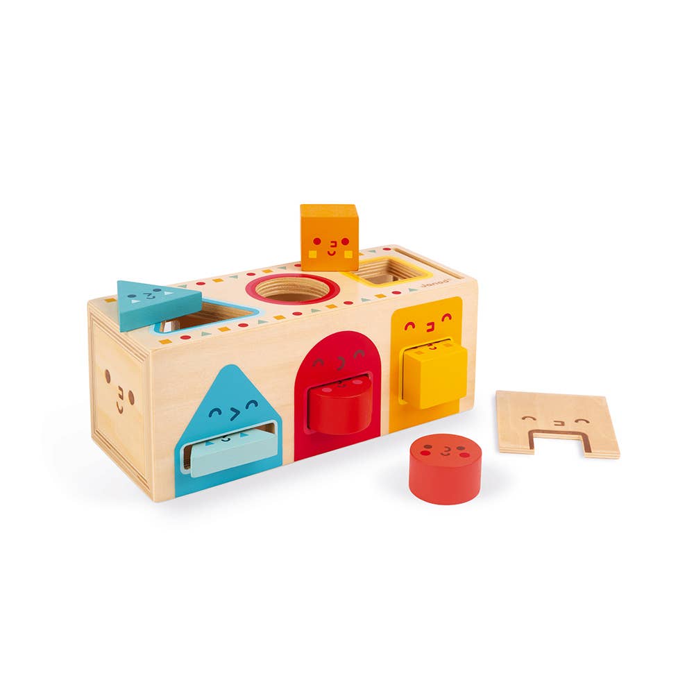 Colors & Geometric Shapes Box | 6 Blocks | Educational toy