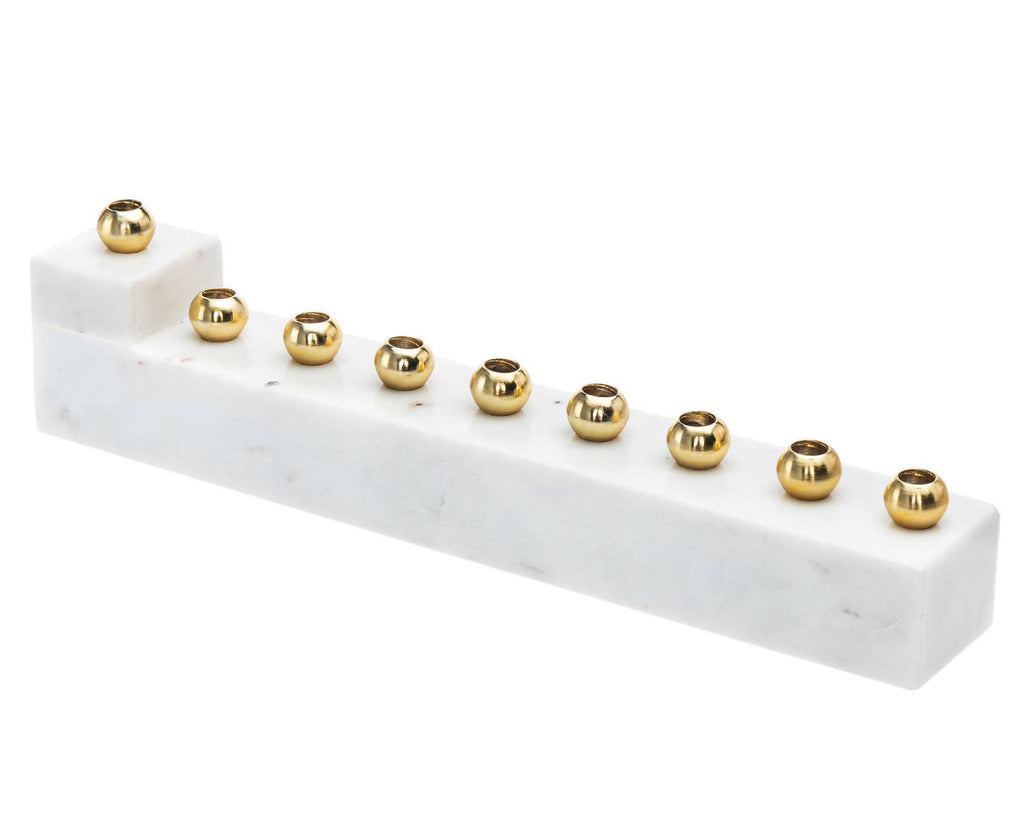 Marble Menorah Style 1 - Gift Guide - Holiday