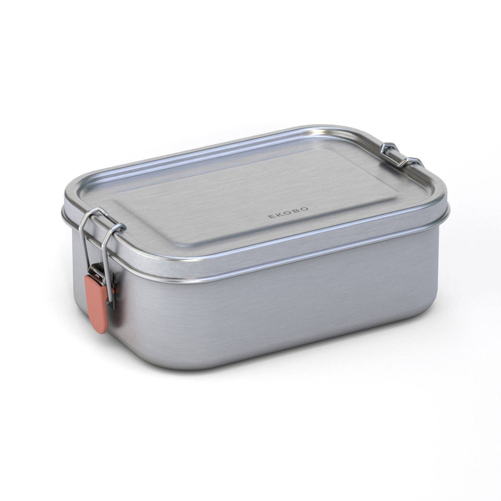 Stainless Steel Lunch Box with heat safe insert | Terracotta