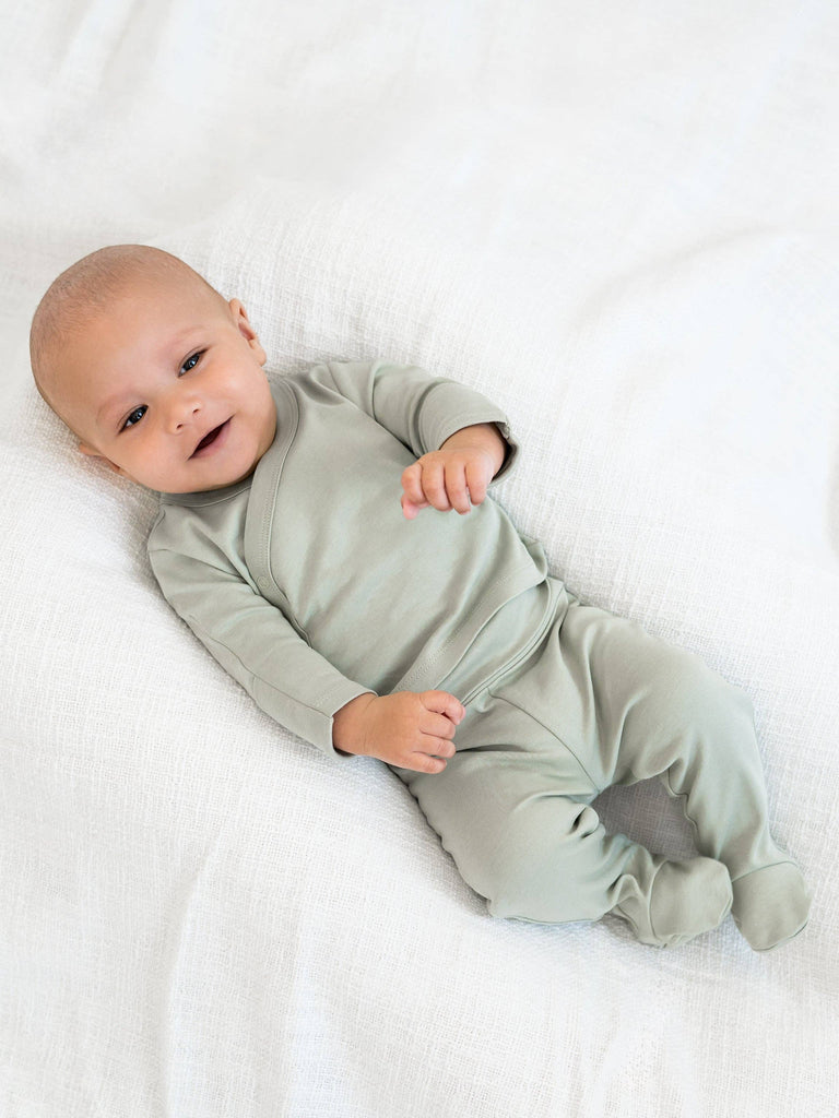 Classic Riley 2 Piece Kimono Wrap Top and Pant Set