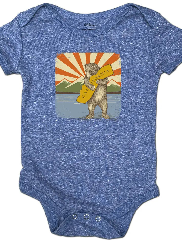 CA Mountain Bear Onesie