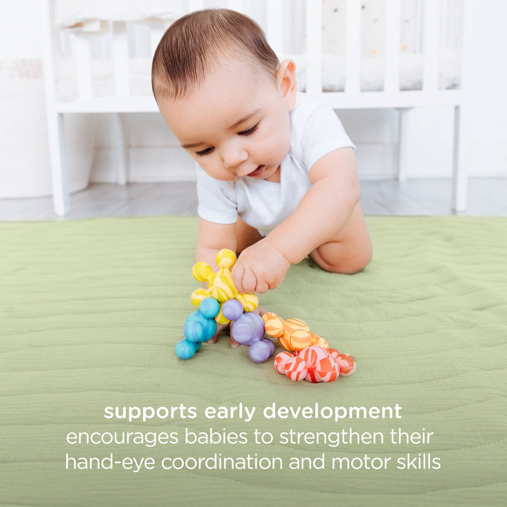 Joinibbles Silicone Teether Toys, 5 Pack