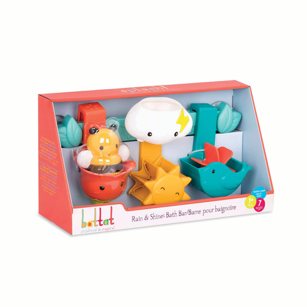 Rain and Shine Baby Bath Toy Bar by Battat