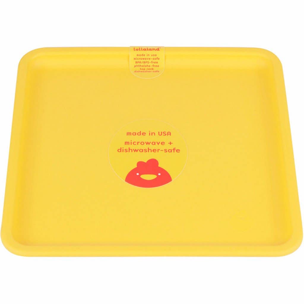 Lollaland Mealtime Plate : Yellow