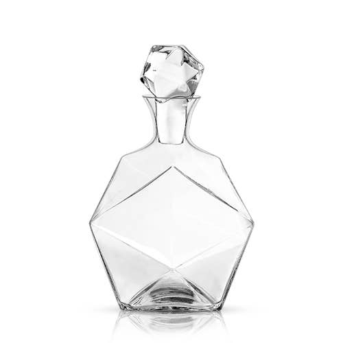 Seneca™ Faceted Crystal Liquor Decanter