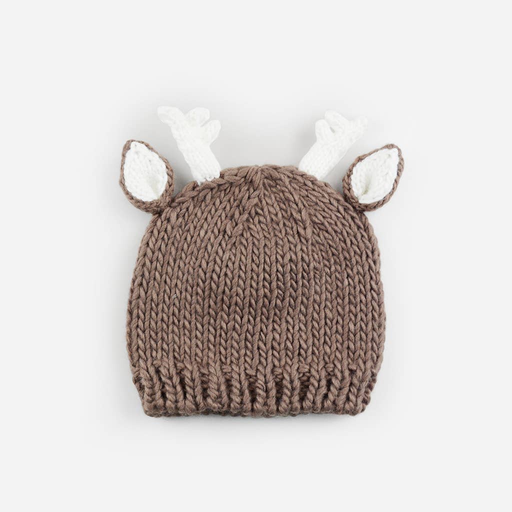 Hartley Deer Baby Hat | Tan | S