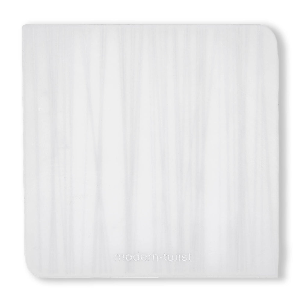 Coasters: Stream - Silver Set of 4