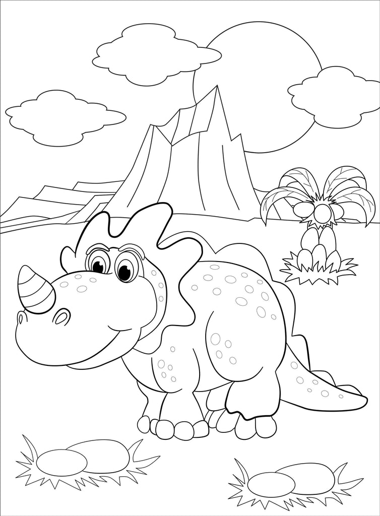 Dinosaurs Coloring Book