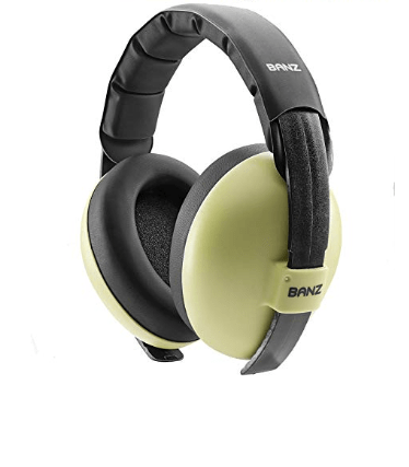 Baby Earmuffs Solids Noise Attenuation Ear Warmers for Kids: Leaf Green