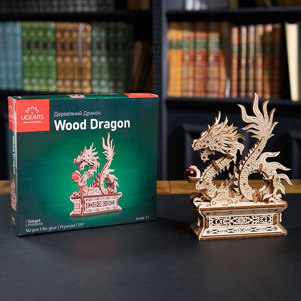 Wooden Dragon Model Kit