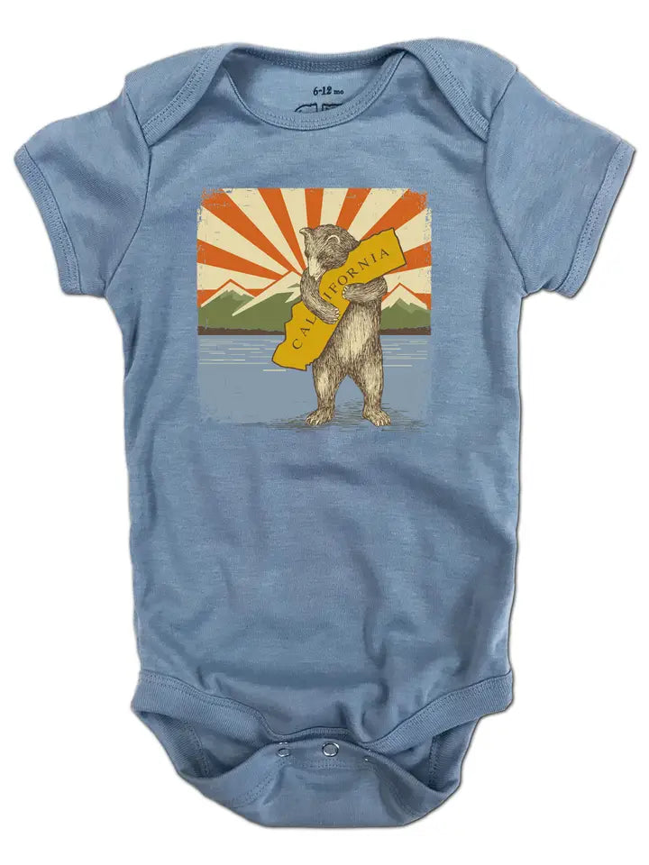 CA Mountain Bear Onesie