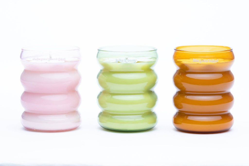 Free your mind • wiggle collection  • brown 9 oz soy candle