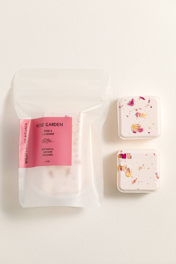 Rose Garden Botanical Shower Steamers - Rose Lavender