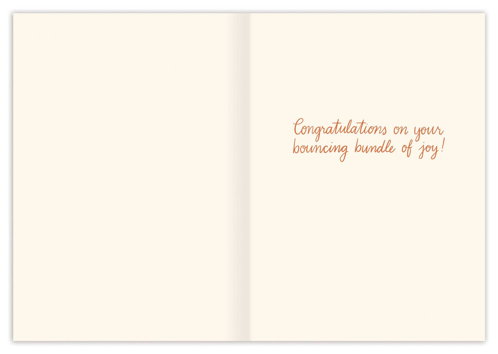 A New Adventure Begins Kangaroo Baby Card