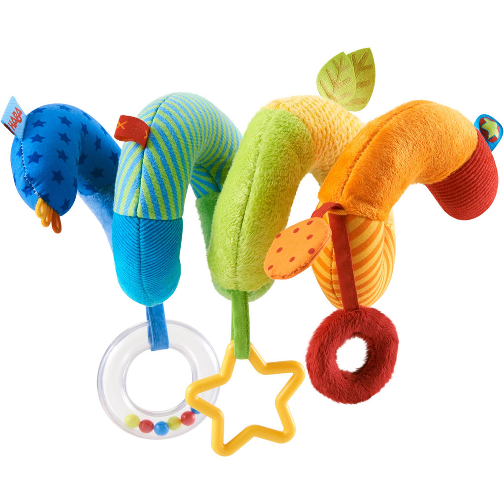 Rainbow Activity Spiral - Stroller Sensory Toy for Babies