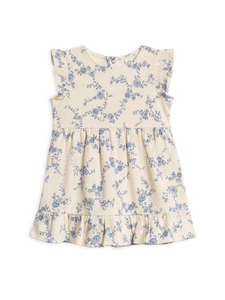 Organic Baby & Kids Tilly Tiered Dress - Serena Floral/Rain: 3T