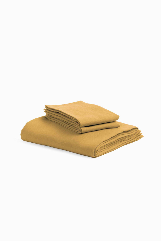 Linen Bedding Sets-Oatmeal