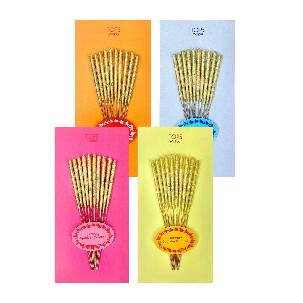 4" Gold Sparkler Candles