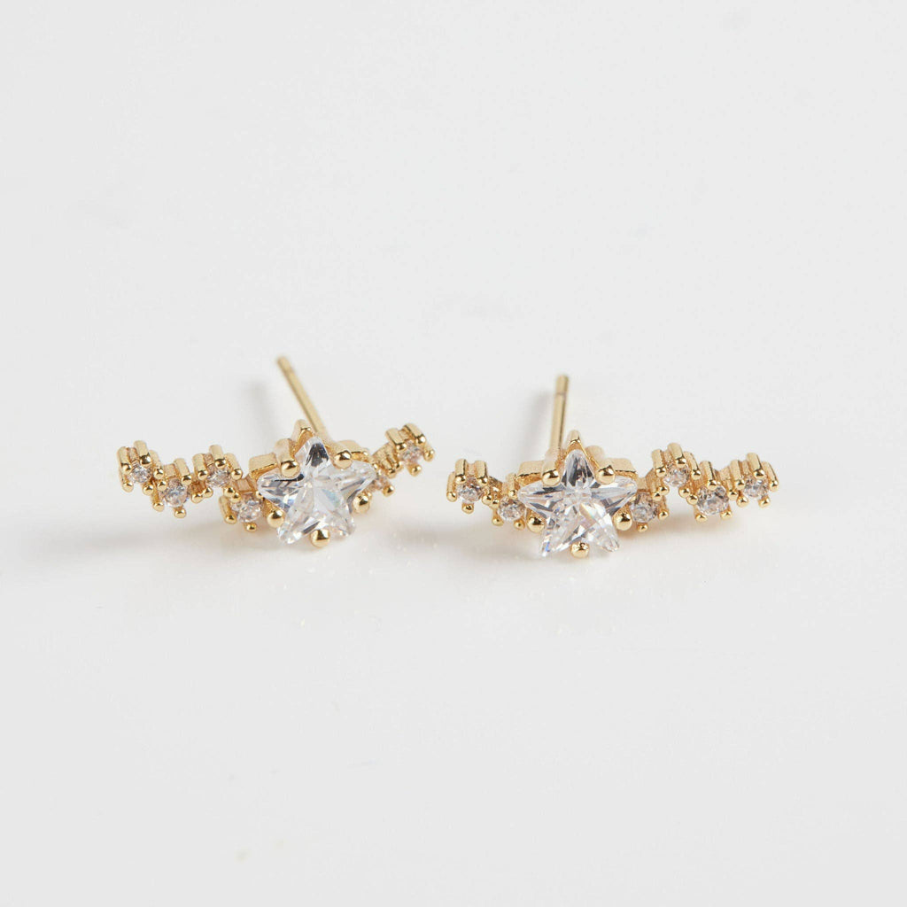 Starry Eyes Ear Clmiber Earring